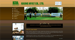 Desktop Screenshot of kaungmyatmyanmar.com